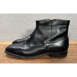 Vintage Mason Boots Mens 11.5EE Black Leather OSullivan Ankle Made In USA 70s